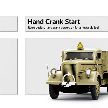 1/16 Scale German Military Truck RC Model