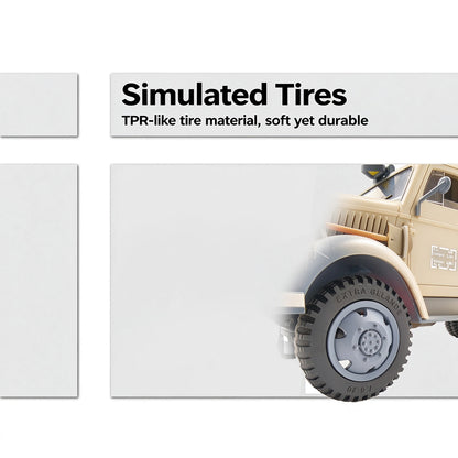 1/16 Scale German Military Truck RC Model
