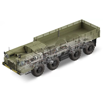 CROSSRC CC8 1/12 Scale 2.4G RC Heavy-Duty Fully Detailed 8x8 Off-Road Military Truck