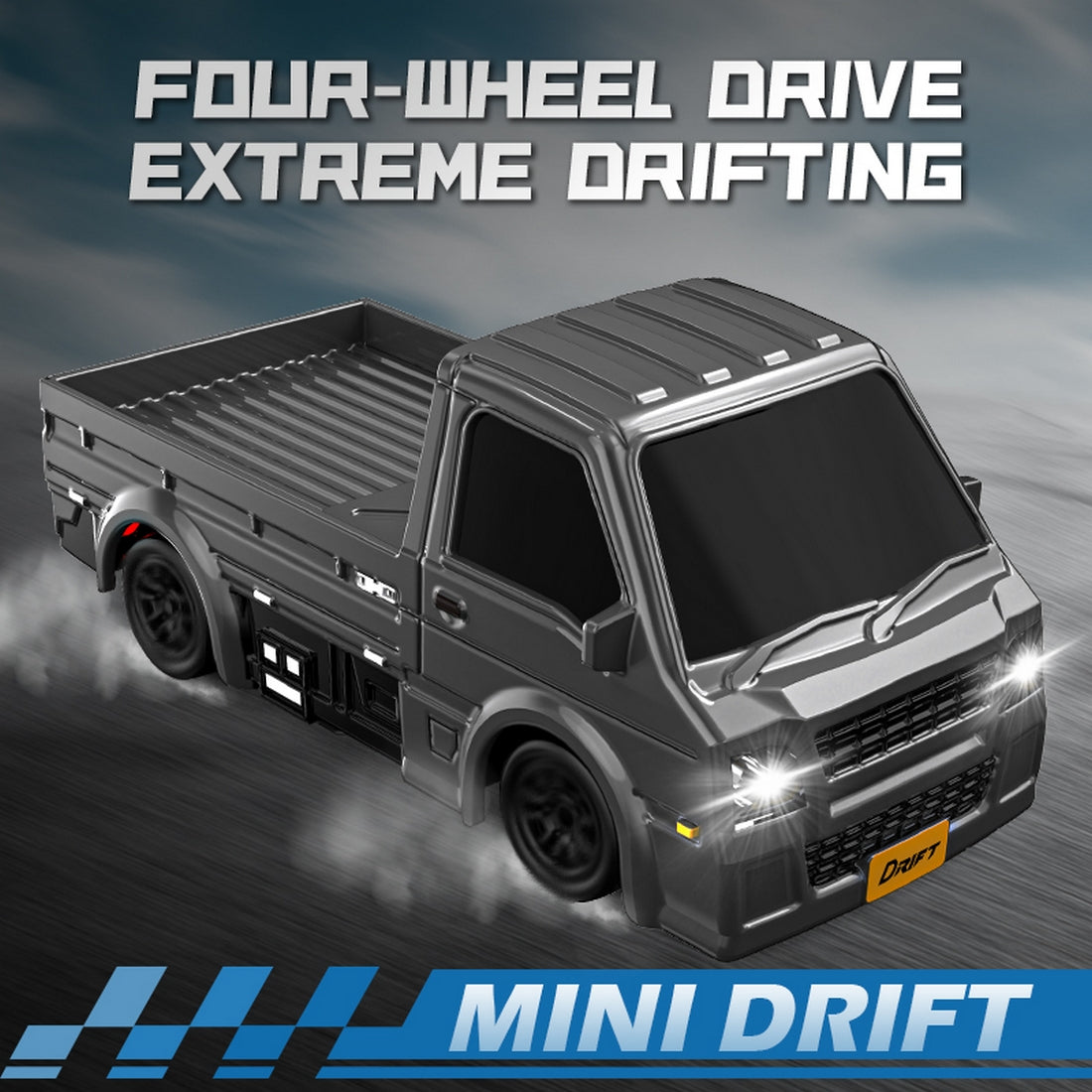 1/64 Scale 4WD Mini RC Drift Truck
