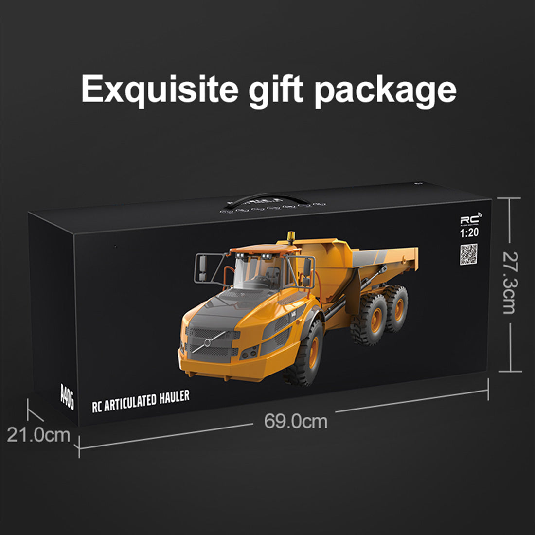 1/20 Scale RC A40G Articulated Dump Truck