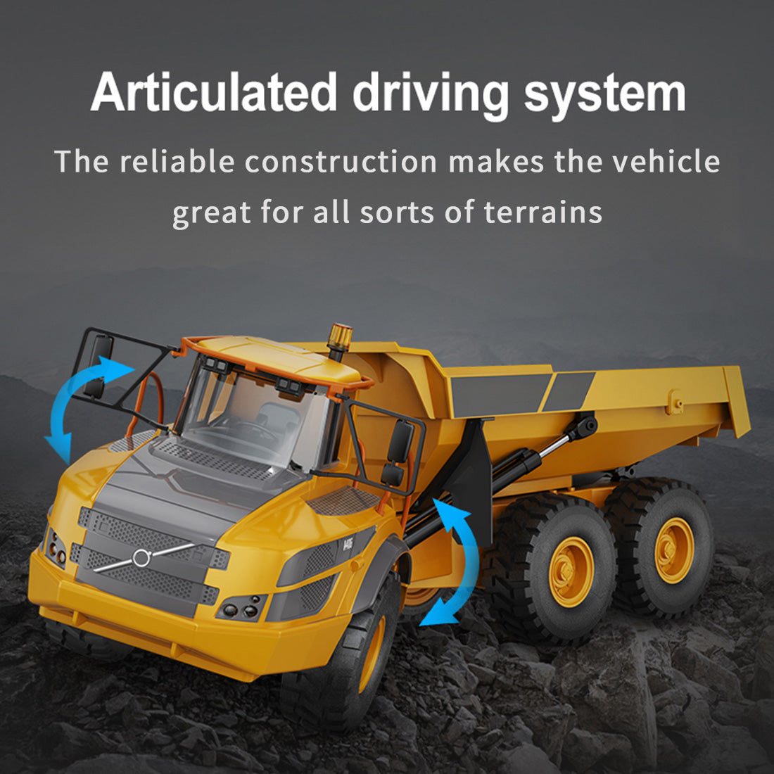 1/20 Scale RC A40G Articulated Dump Truck