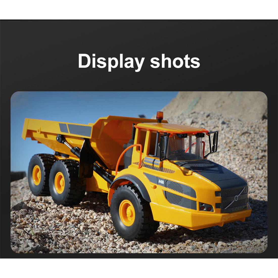 1/20 Scale RC A40G Articulated Dump Truck