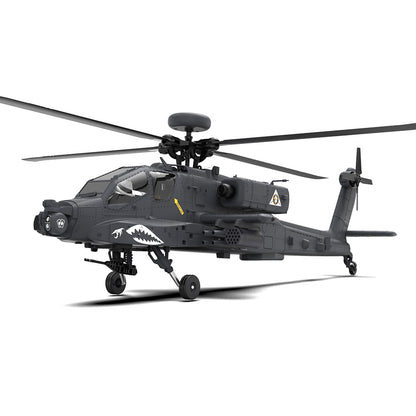 YU XIANG F11-S AH64 1/32 Scale 2.4G 6CH RC Dual-axis Co-drive Flybarless 6G/3D Stunt Apache Helicopter Model
