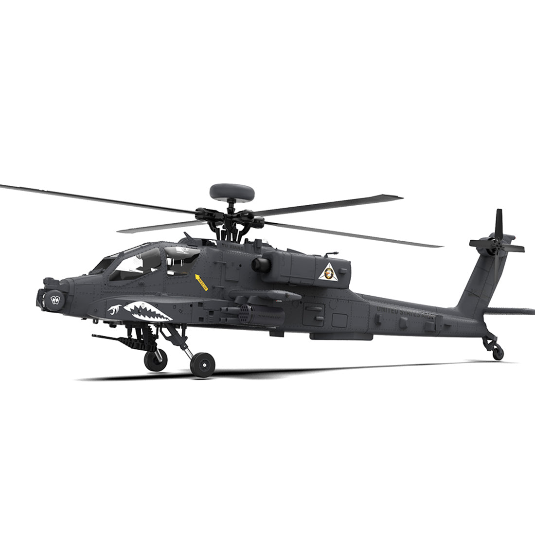 YU XIANG F11-S AH64 1/32 Scale 2.4G 6CH RC Dual-axis Co-drive Flybarless 6G/3D Stunt Apache Helicopter Model
