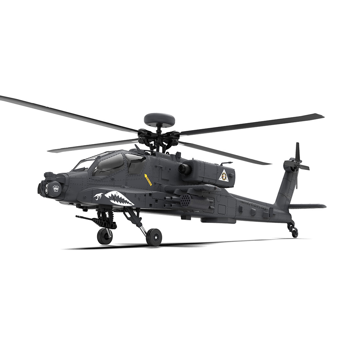 YU XIANG F11-S AH64 1/32 Scale 2.4G 6CH RC Dual-axis Co-drive Flybarless 6G/3D Stunt Apache Helicopter Model
