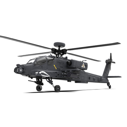 YU XIANG F11-S AH64 1/32 Scale 2.4G 6CH RC Dual-axis Co-drive Flybarless 6G/3D Stunt Apache Helicopter Model