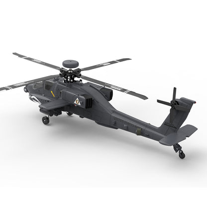 YU XIANG F11-S AH64 1/32 Scale 2.4G 6CH RC Dual-axis Co-drive Flybarless 6G/3D Stunt Apache Helicopter Model