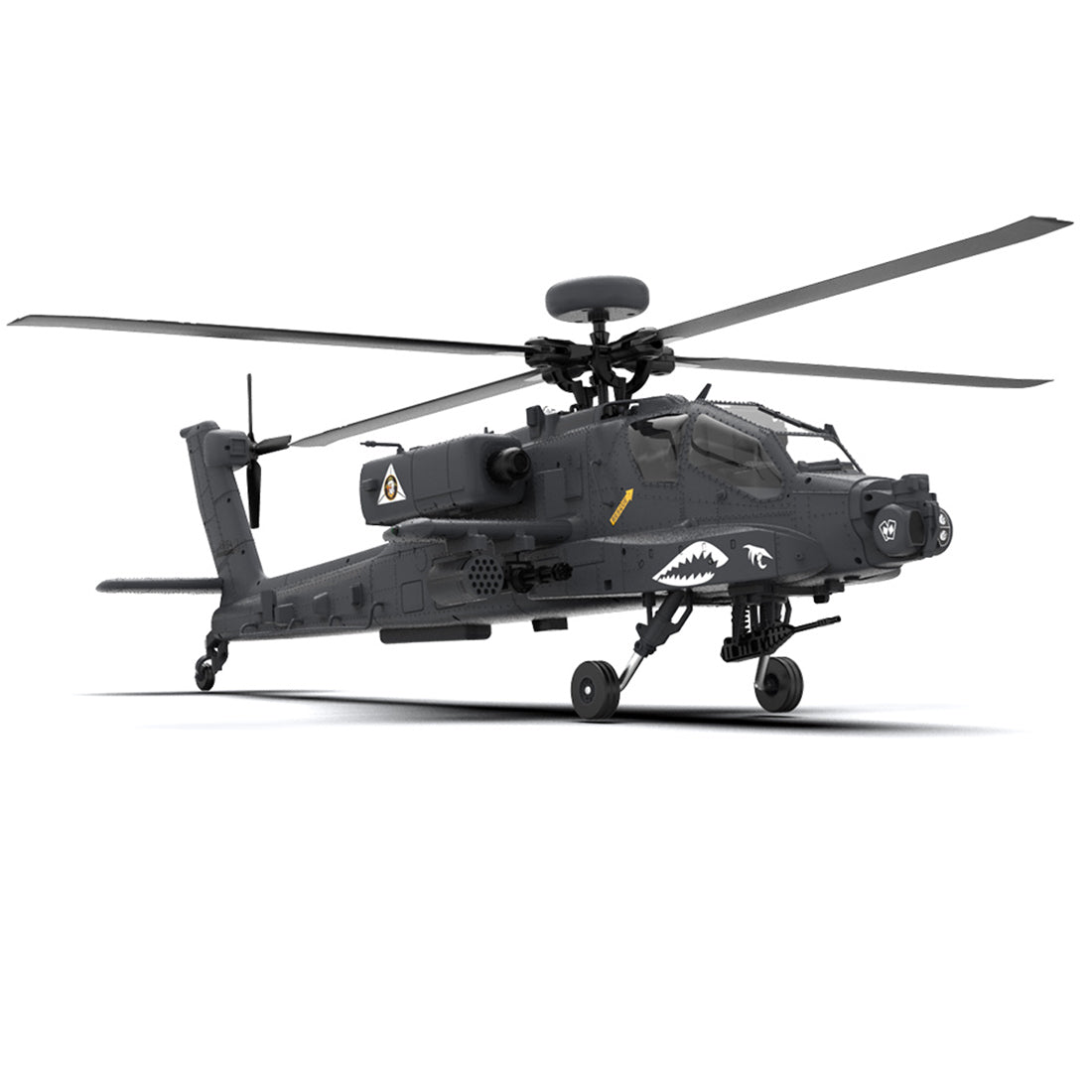 YU XIANG F11-S AH64 1/32 Scale 2.4G 6CH RC Dual-axis Co-drive Flybarless 6G/3D Stunt Apache Helicopter Model