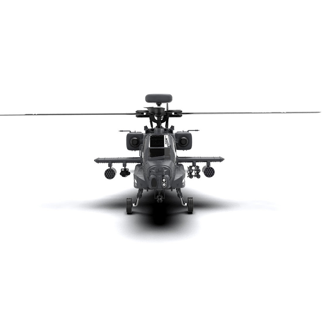 YU XIANG F11-S AH64 1/32 Scale 2.4G 6CH RC Dual-axis Co-drive Flybarless 6G/3D Stunt Apache Helicopter Model