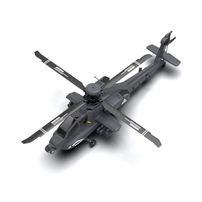 YU XIANG F11-S AH64 1/32 Scale 2.4G 6CH RC Dual-axis Co-drive Flybarless 6G/3D Stunt Apache Helicopter Model