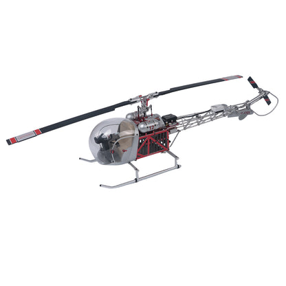 WOLFBUSH BELL-47 450 class model aircraft(Dual-Propeller Version) + 4S 4000mAh battery