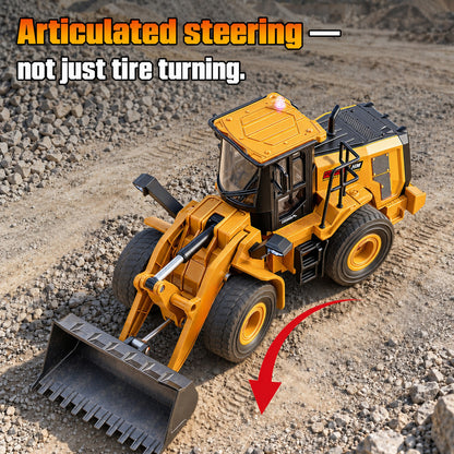 1/24 Scale RC Wheel Loader with Alloy Bucket
