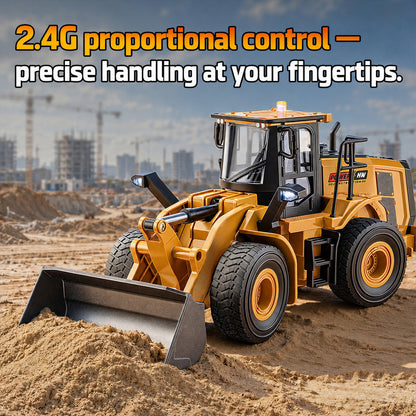 1/24 Scale RC Wheel Loader with Alloy Bucket