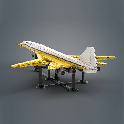 B2707-200SST Famous American Passenger Aircraft MOC Building Block Model Set(4022PCS)