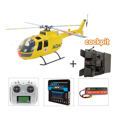 FL500 BO105 500-Class 2.4G 6CH Scale RC Helicopter Model