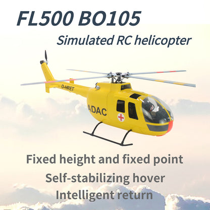 FL500 BO105 500-Class 2.4G 6CH Scale RC Helicopter Model