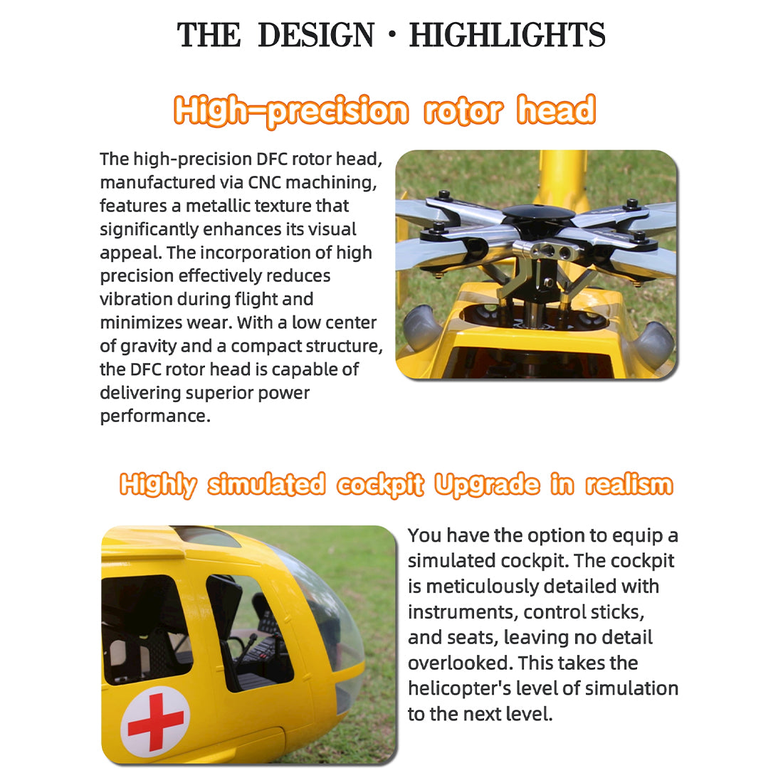 FL500 BO105 500-Class 2.4G 6CH Scale RC Helicopter Model