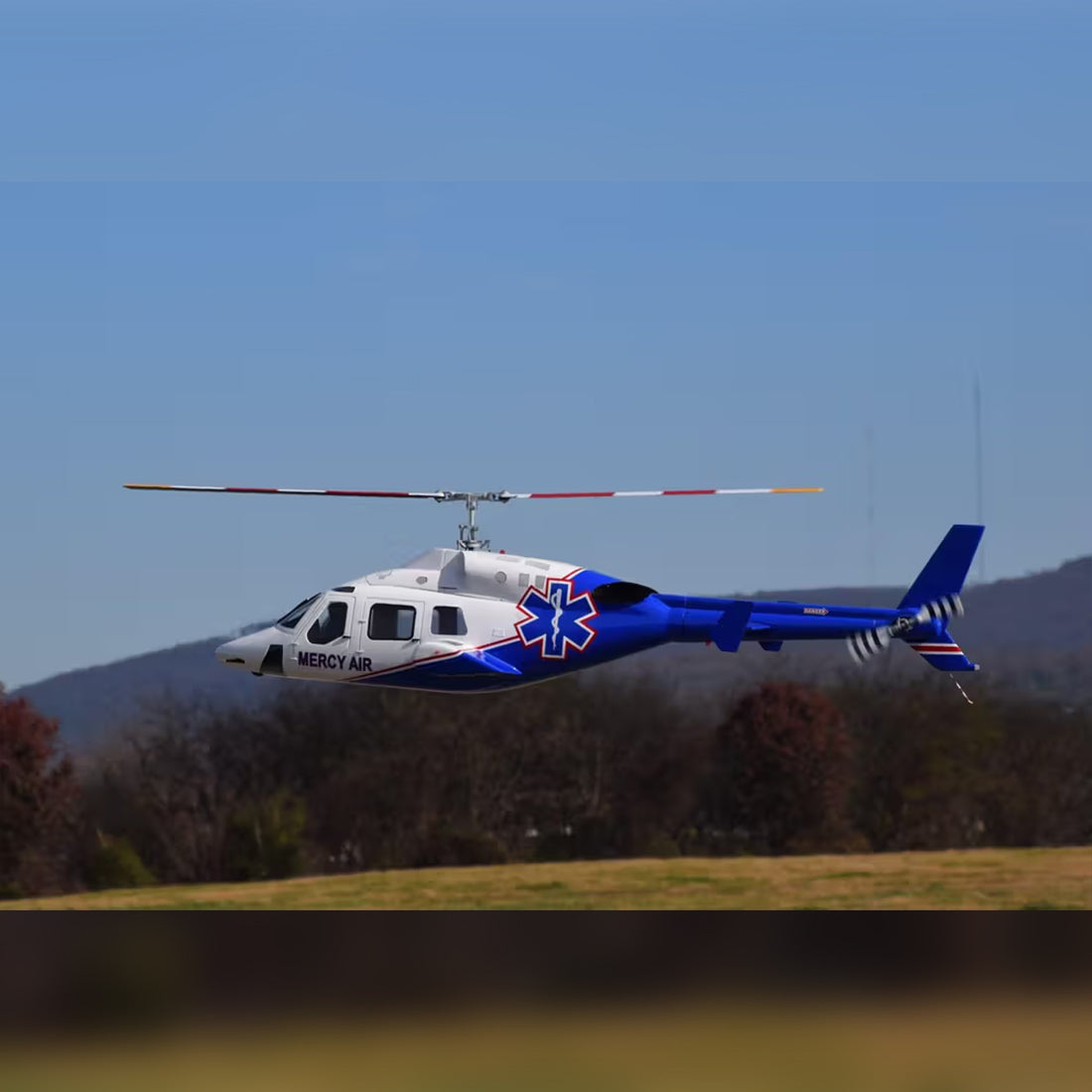 800 Size BELL-222 RC Helicopter