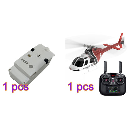 YU XIANG F08S 1/27 Scale Bell 206 2.4G 6CH Brushless Direct-Drive 6G Flybarless RC Helicopter Model with Optical Flow