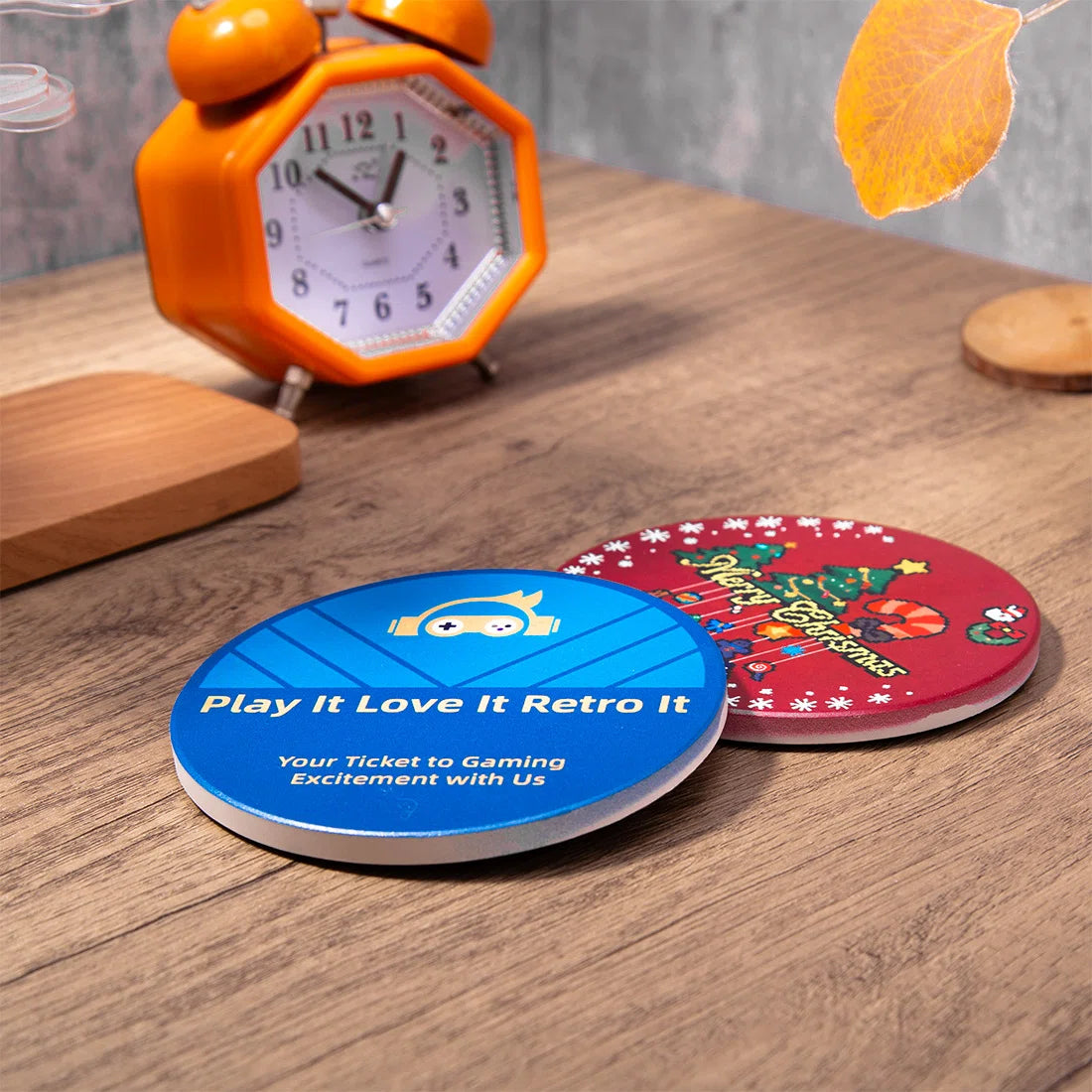 Custom 2-in-1 Refrigerator Magnet Coaster Ceramic Drink Mat Personalized Gifts for Aviation Lovers Desktop Decor