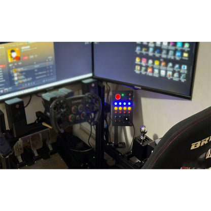 PC Sim Racing Multi-Function Button Box, Universal Control Box