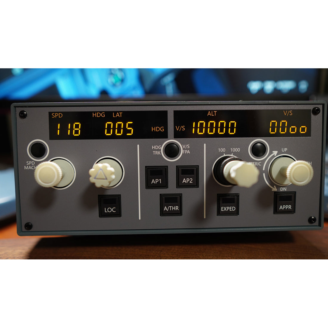 A32X 1/1 Scale FCU-Automatic Flight Panel for Fenix A32X Compatible with MSFS2020/2024