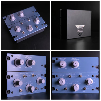 Rowsfire A112 1/1 Scale A32X/A33X/A35X CKPT-LT+WXR-Radar Integrated Panel for MSFS 2020/2024 & X-Plane - Compatible with FENIX, FBW, INibuild & Toliss - Windows Flight Sim Home Cockpit