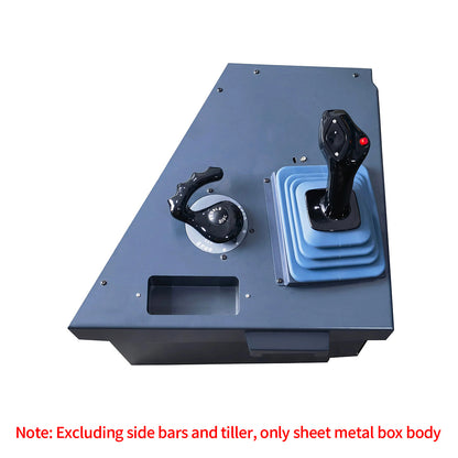 A32X 1/1 Scale Flight Sim Side Stick Console Box - Metal Enclosure with USB+LAN+Power Ports (Sidestick/Yoke Not Included)