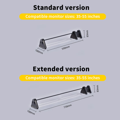 Triple Monitor Bezel Elimination Kit for Flight Simulator & Racing Games