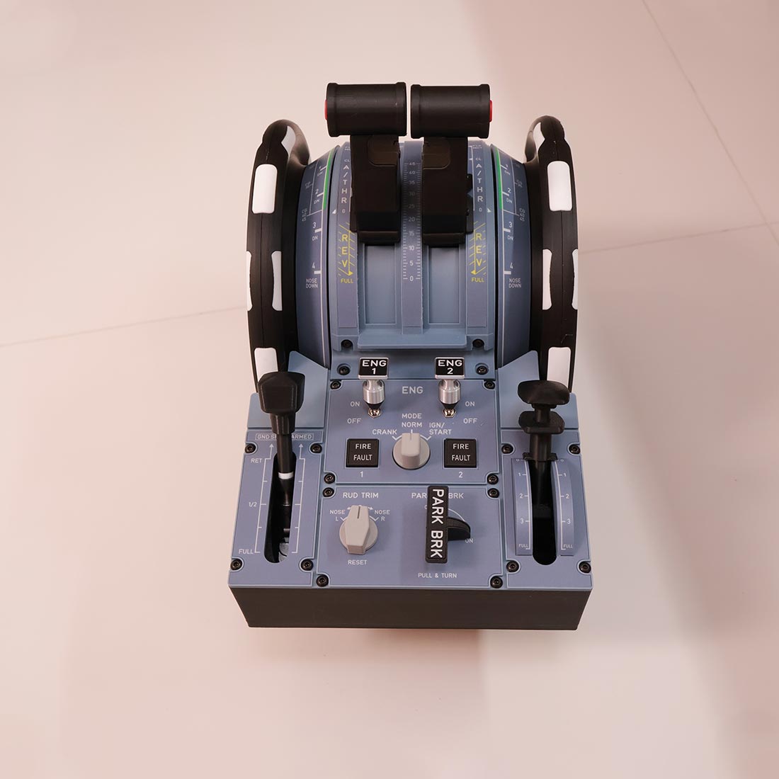 Hoowalt D107 V2.0 Metal Plate Lever Head Version A32X A31X A19X Motorized Throttle Cockpit Panel