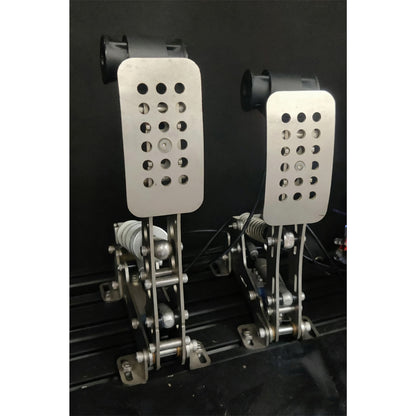 Sim Racing Pedal Vibration Kit with Realistic Force Feedback, Dynamic Strength Adjustment & Universal Compatibility (Black)
