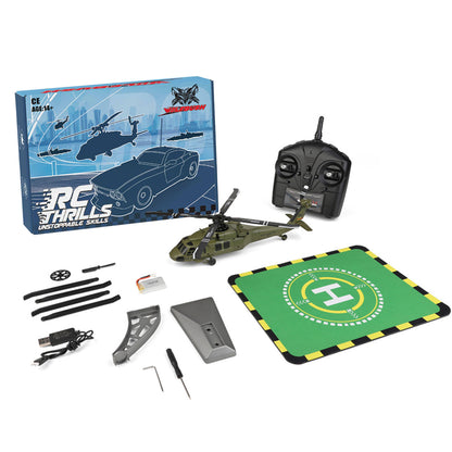 WL K170 UH-60L 170 Size 2.4G 4CH Flybarless RC Helicopter with Adjustable Left and right Hand Throttle
