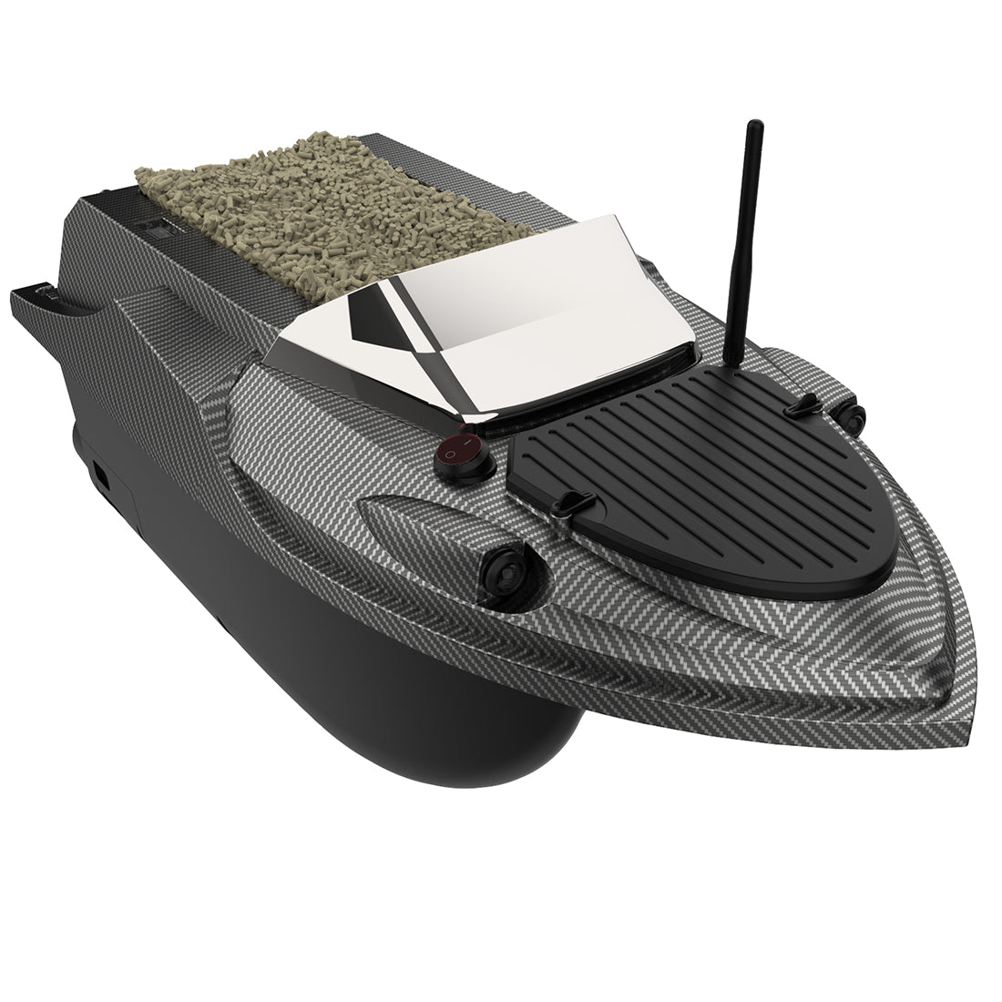 V080 12V High-Speed RC Bait Boat +12V 20000mAh Lithium Battery