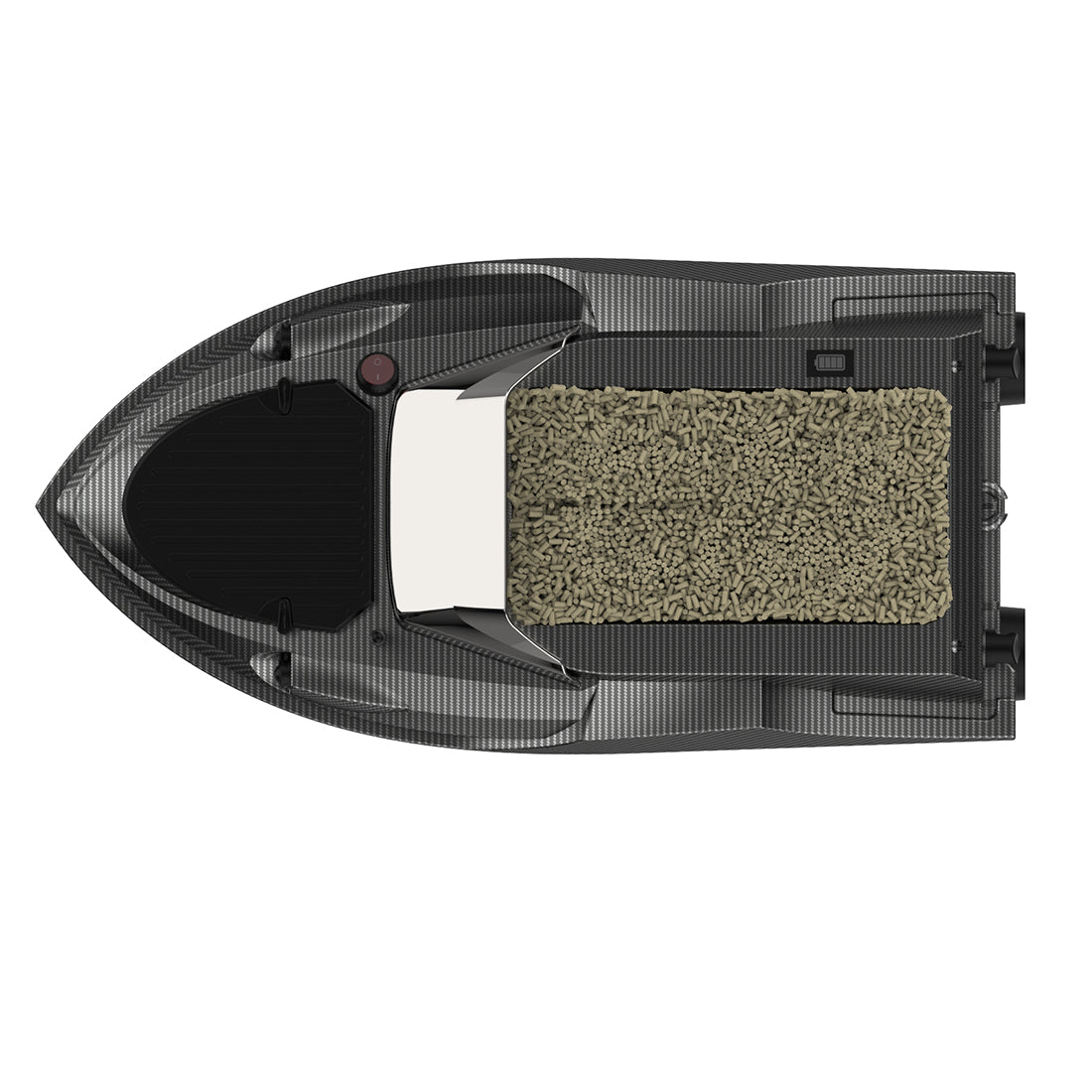 V080 12V High-Speed RC Bait Boat +12V 20000mAh Lithium Battery