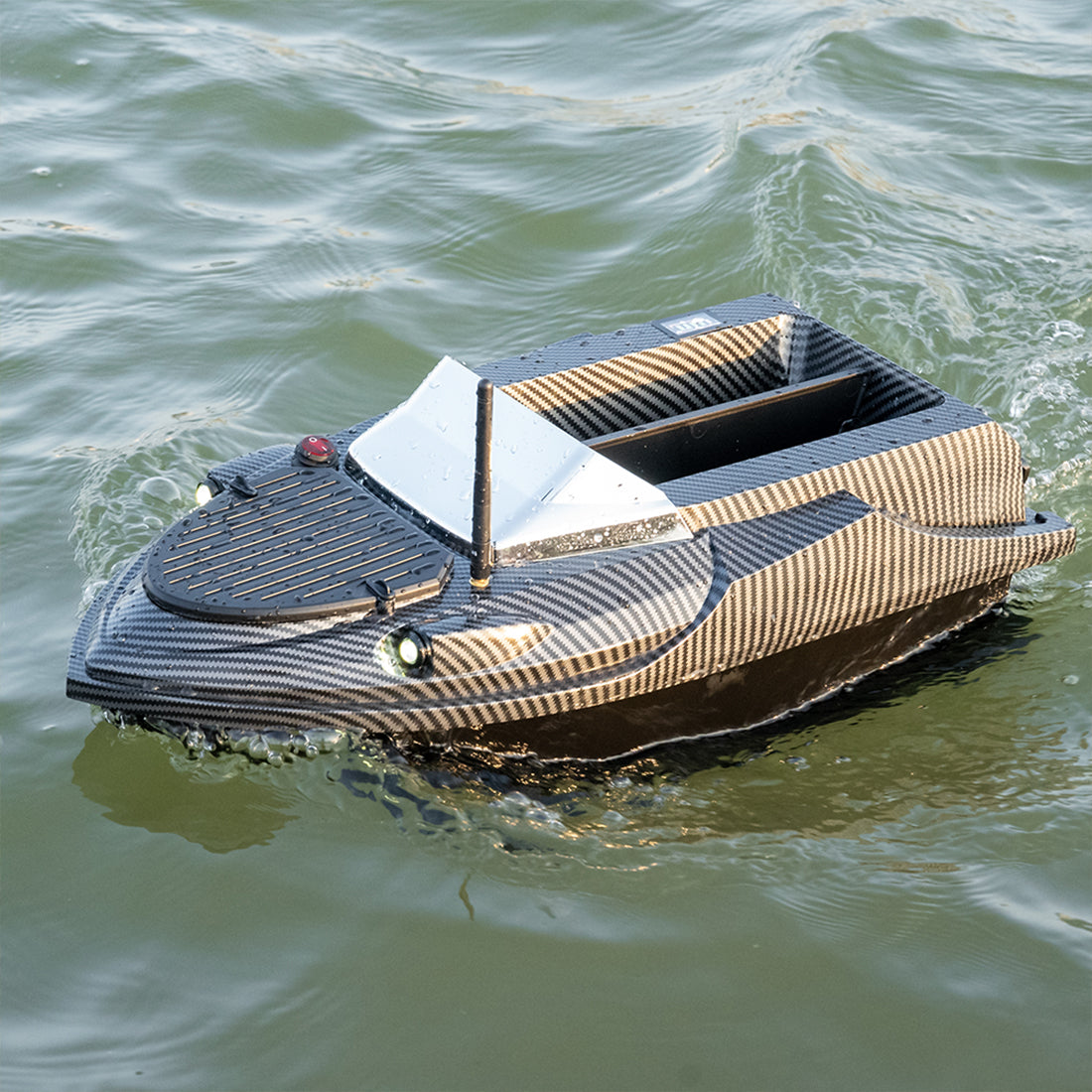 V080 12V High-Speed RC Bait Boat +12V 20000mAh Lithium Battery