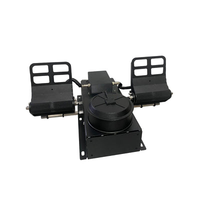 Force Feedback Rudder Pedals, All-Metal Flight Simulator Pedals
