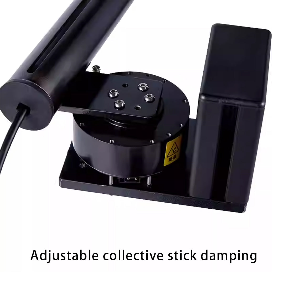 Simulation Helicopter Force-Feedback Collective-Base, Compatible with Most Grip Heads