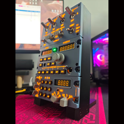 D109 All-in-One A32X Home Cockpit Panel - Integrated RMP+Lighting+ATC for Windows MSFS2020/2024, X-Plane 12 (Fenix, FBW, Toliss)