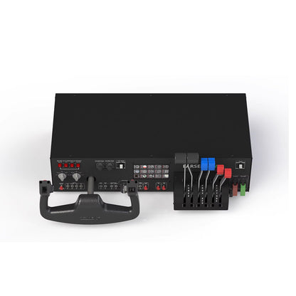 Desktop Flight Sim Control Panel with Integrated Display for Windows, Compatible with X-Plane MSFS, D40/D42/172 Aircraft Models (PC Not Included/Metal Housing)