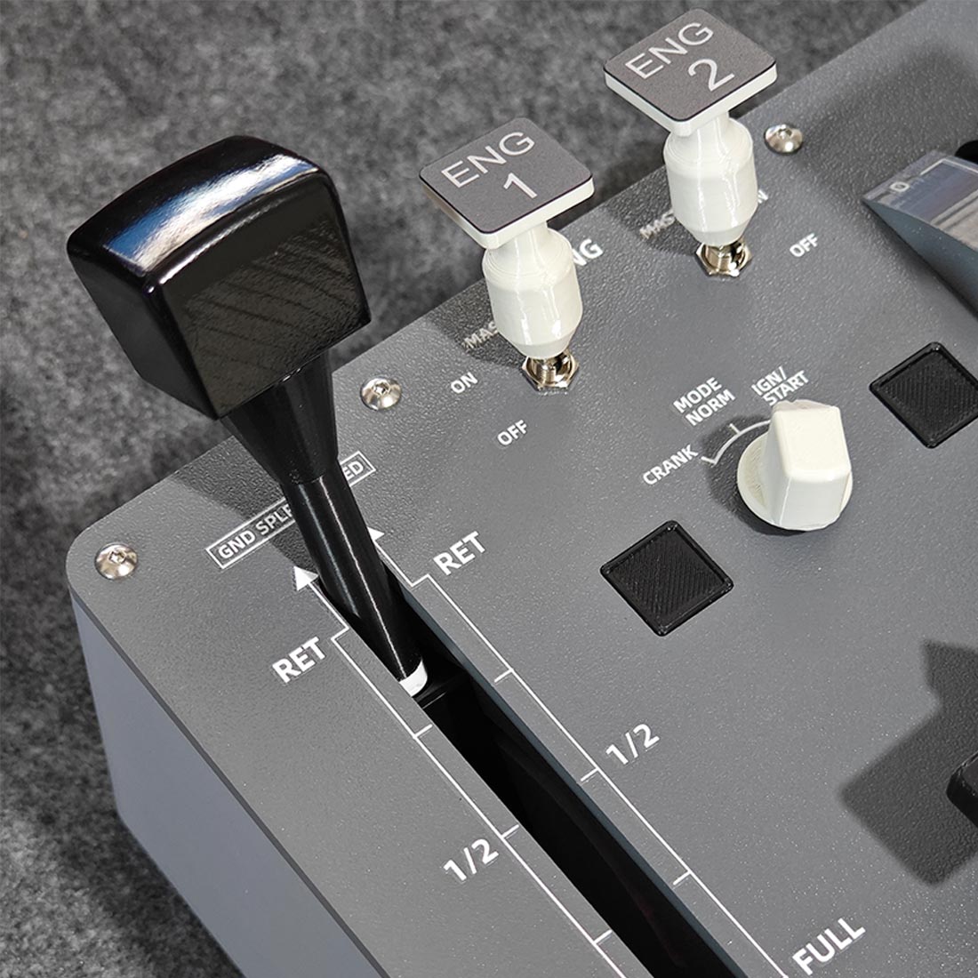 A32X Flaps-Lever Controller for MSFS2020, Windows PC - Compatible with FENIX A32x