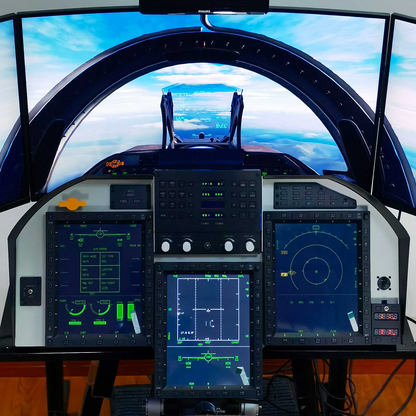 1/1 Scale EP-AAP-ACP 3-in-1 Integrated Control Panel for PC Flight Simulators, Compatible with JF-17, F/A-18 & F16
