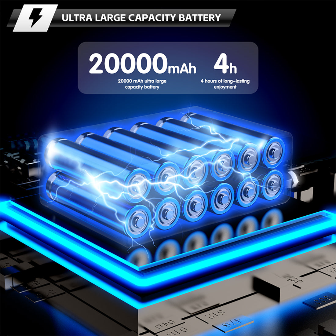 V080 12V High-Speed RC Bait Boat +12V 20000mAh Lithium Battery