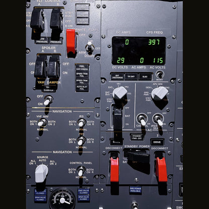 B737-800 Front Overhead Panel for X-Plane 11/12, Compatible with Zibo737 Model