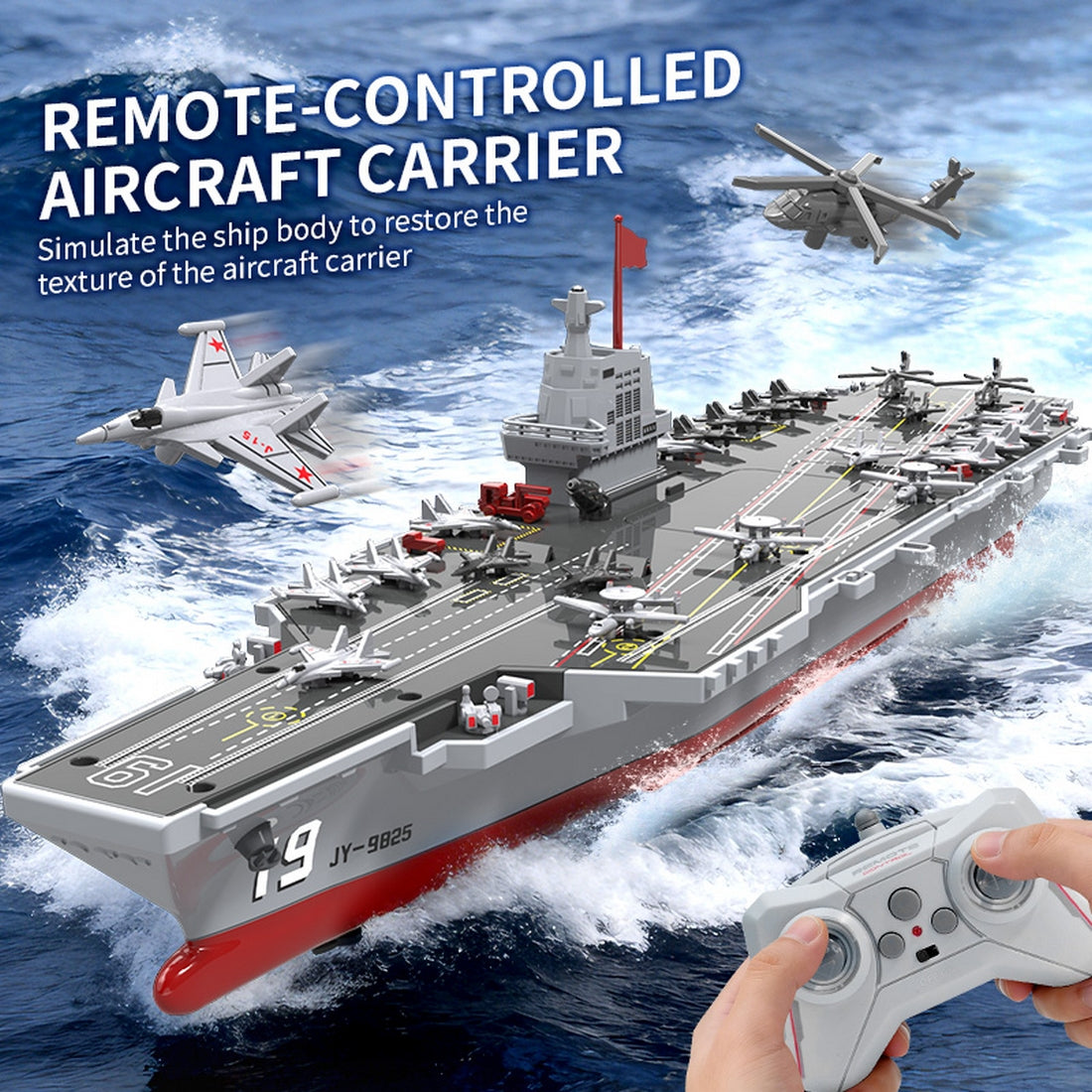 2.4G RC Aircraft Carrier Model