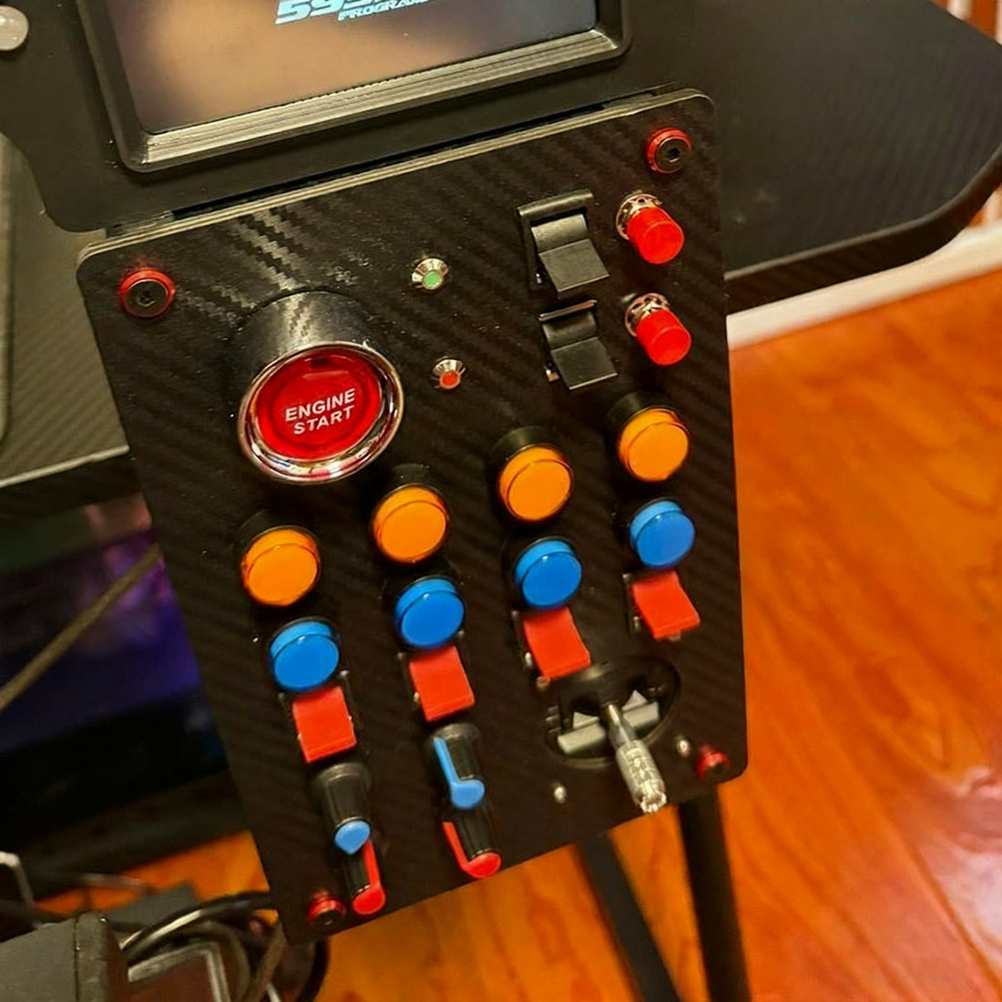 PC Sim Racing Multi-Function Button Box, Universal Control Box