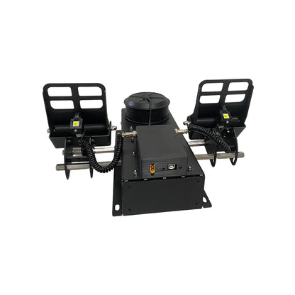 Force Feedback Rudder Pedals, All-Metal Flight Simulator Pedals