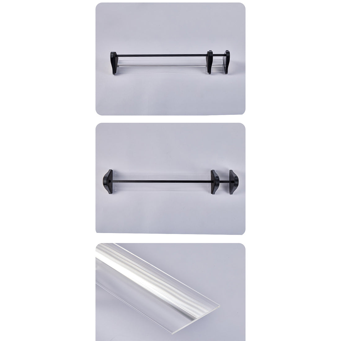 Triple Monitor Bezel Elimination Kit for Flight Simulator & Racing Games