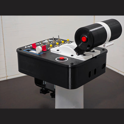 Flight Simulation Throttle-Controller, USB Plug-and-Play, 4 Axes 13 Buttons