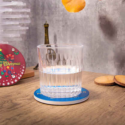 Custom 2-in-1 Refrigerator Magnet Coaster Ceramic Drink Mat Personalized Gifts for Aviation Lovers Desktop Decor